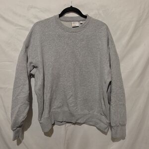 Aritzia TNA Sweatfleece Terry Fleece Boyfriend Fit Crewneck Sweater
